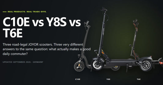 C10E vs Y8S vs T6E: Which JOYOR Fits Your Commute?