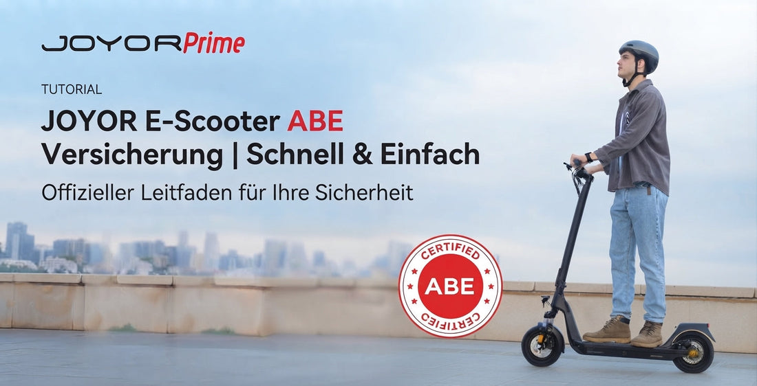 JOYOR ABE E-Scooter: Your Guide to Insurance in Germany