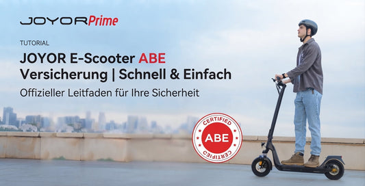 JOYOR ABE E-Scooter: Your Guide to Insurance in Germany