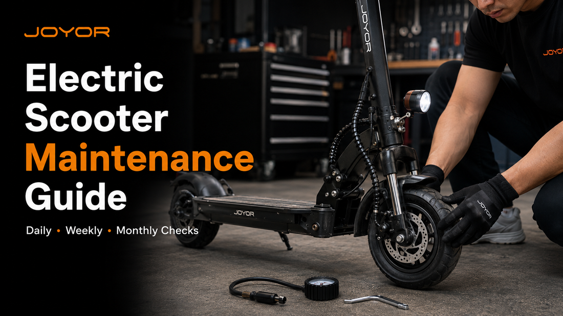 How Often Should You Maintain an Electric Scooter? Complete JOYOR Maintenance Guide