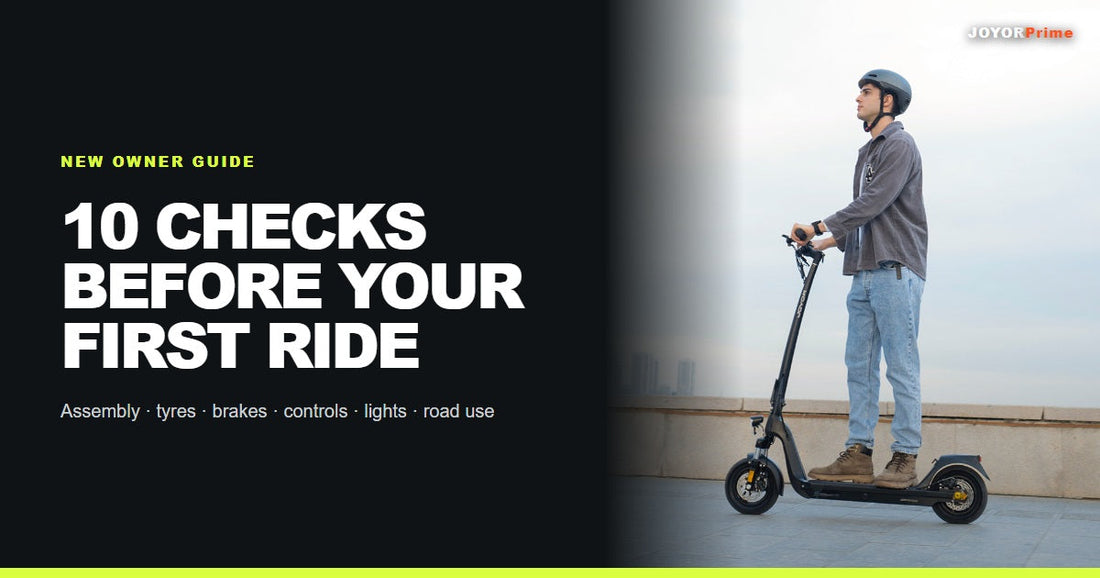 New JOYOR Electric Scooter? Check These 10 Things Before Your First Ride