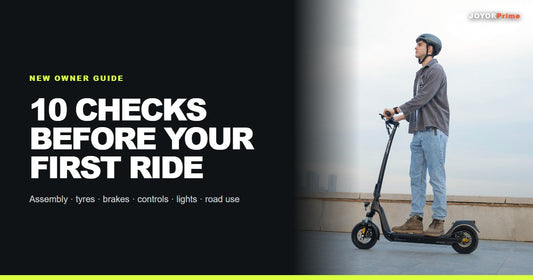 New JOYOR Electric Scooter? Check These 10 Things Before Your First Ride