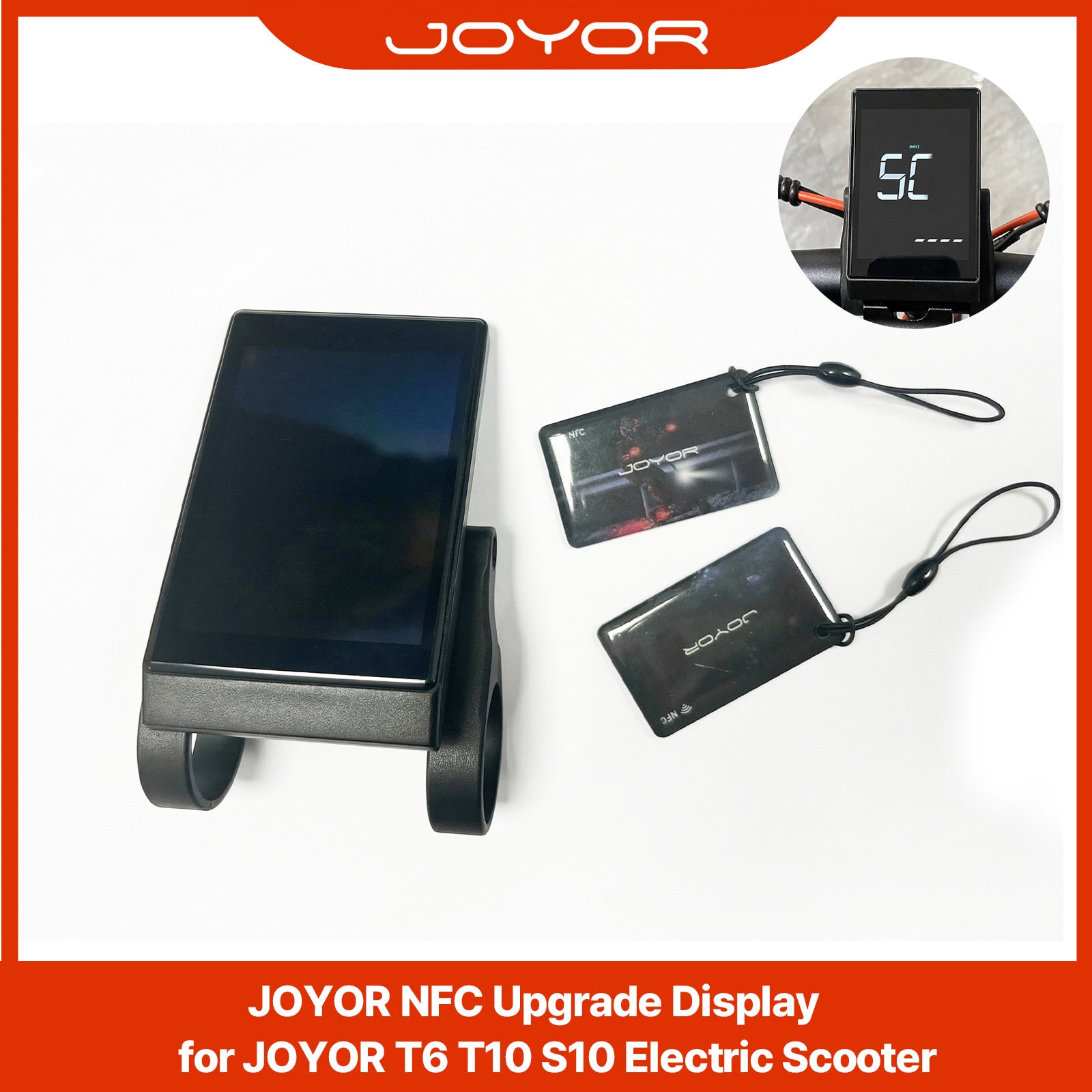 JOYOR NFC Smart Display for S10S-Z – Secure Unlock Dashboard