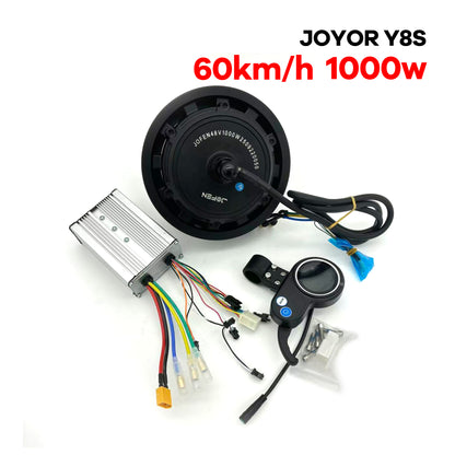 JOYOR Y8S Geschwindigkeitsbegrenzung Aufhebungsset mit 1000W Motor zur Geschwindigkeitserhöhung des Elektrorollers (Controller, Anzeige und Motor)
