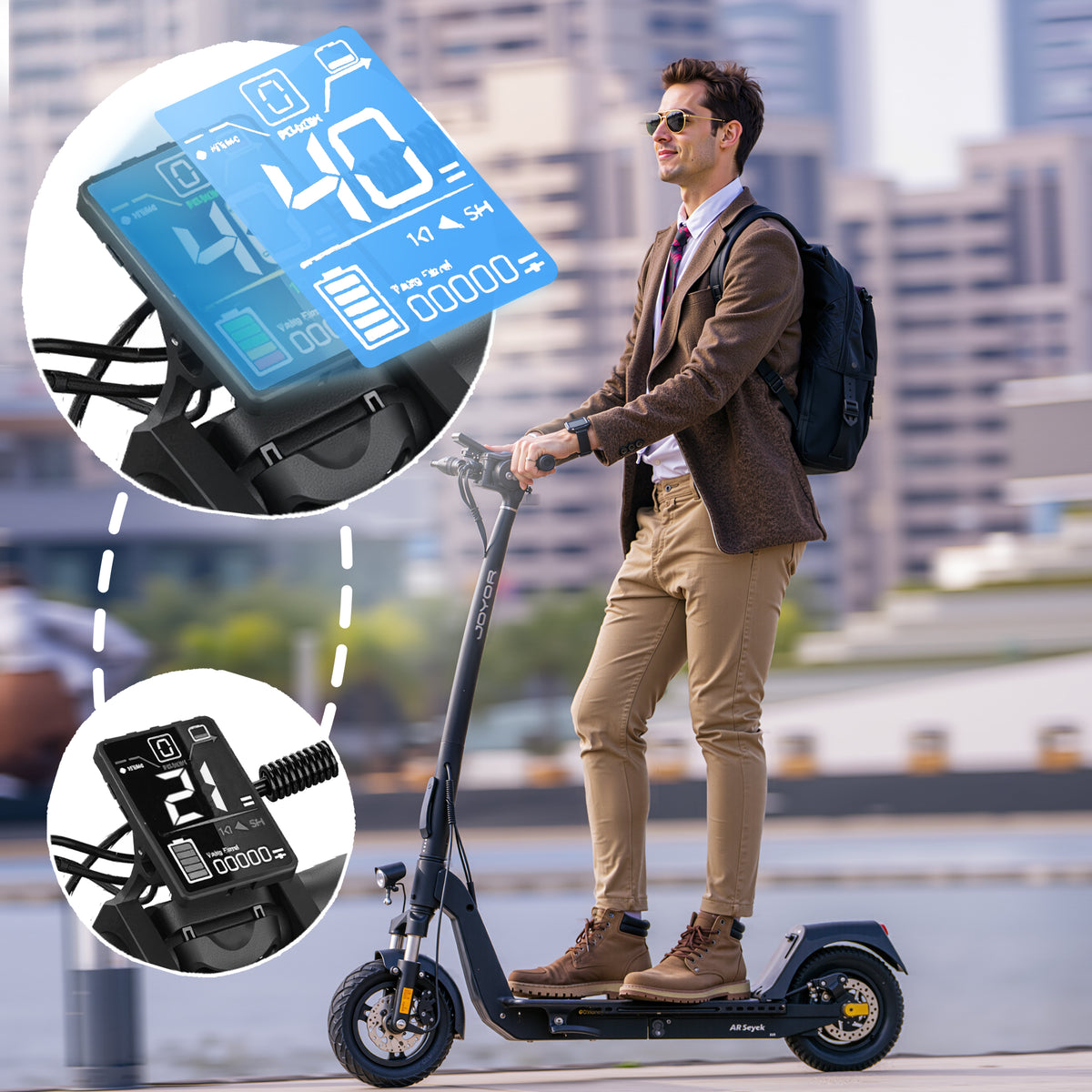 JOYOR C10-E Entdrosselungs-Kit – Controller, Display und Schalter mit NFC-Funktion