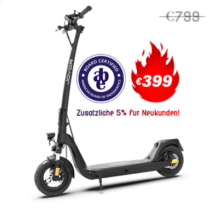 JOYOR C10-E Scooter ABE Legal in Germany with removable battery
