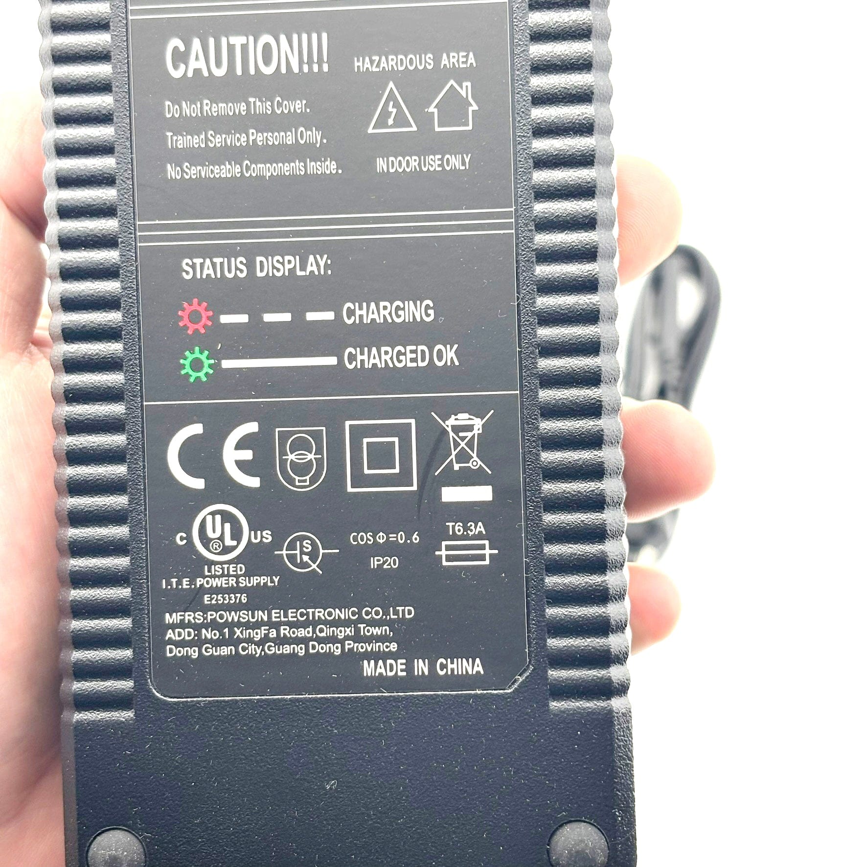 JOYOR Y8-S EU Standard Electric Scooter Charger 48V 2A - Image 3