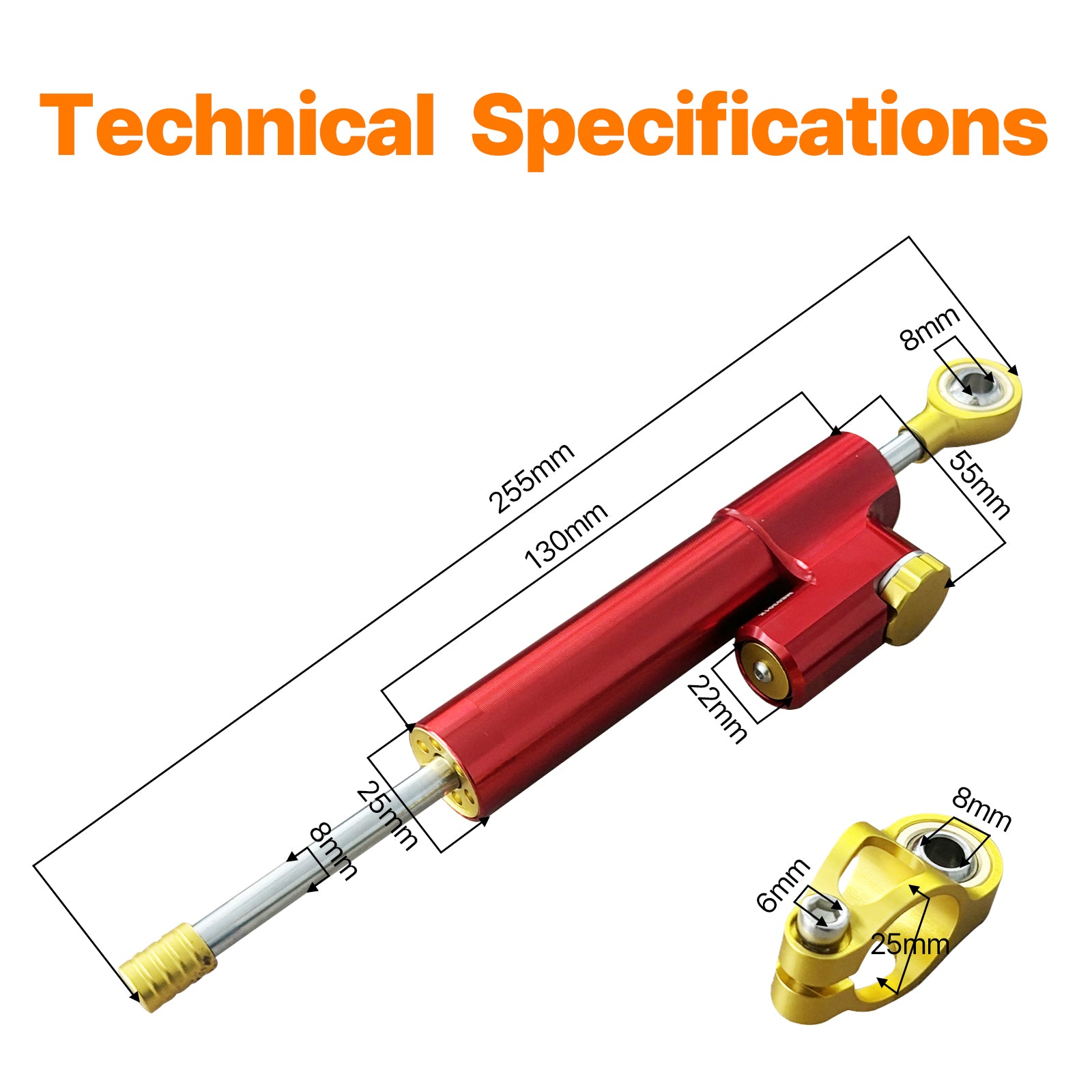 JOYOR S5/S8S/S10S Steering Damper – Eliminates Speed Wobble