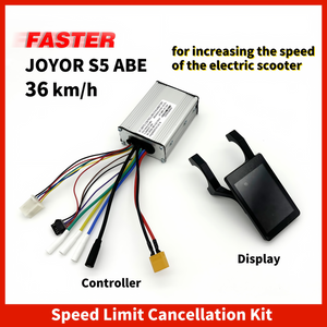 JOYOR S5 ABE / Pro set cancellazione limite di velocità per aumentare la velocità del monopattino elettrico (controller e display)