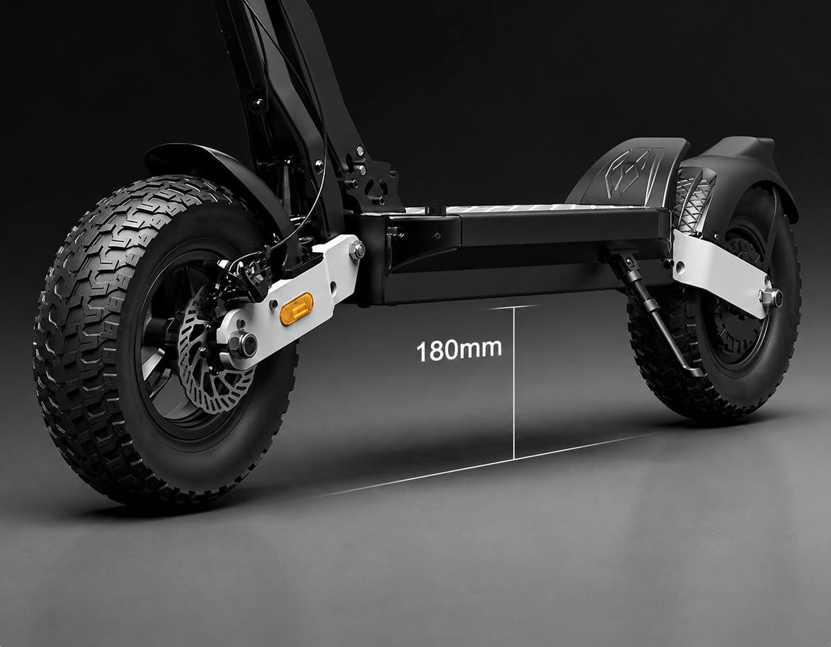 180 mm Ground Clearance