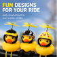 Décoration de guidon pour mini scooter canard avec hélice lumineuse rotative, compatible avec les e-scooters et les vélos