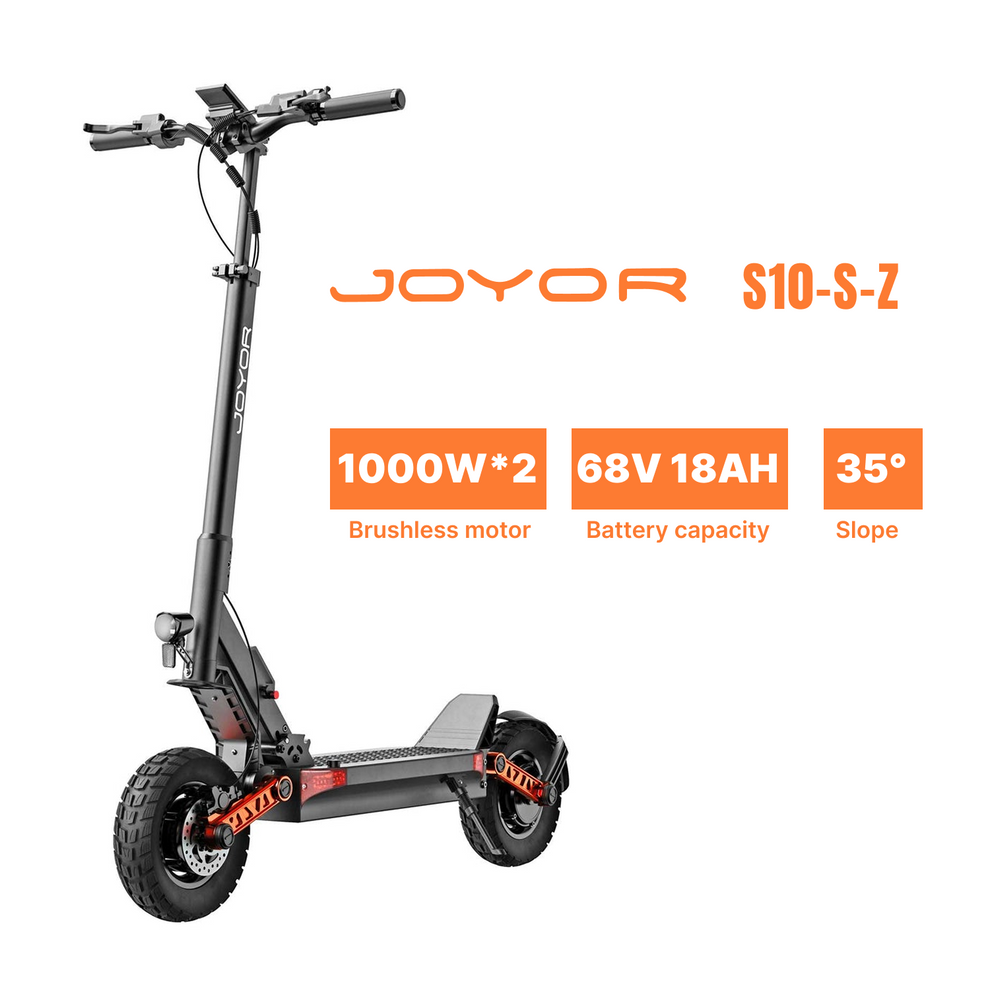 JOYOR T10 Pliable Trottinette électrique - Moteur 1000W x2 Batterie 60 JOYOR T10 Pliable Trottinette électrique - Moteur 1000W x2 Batterie 60