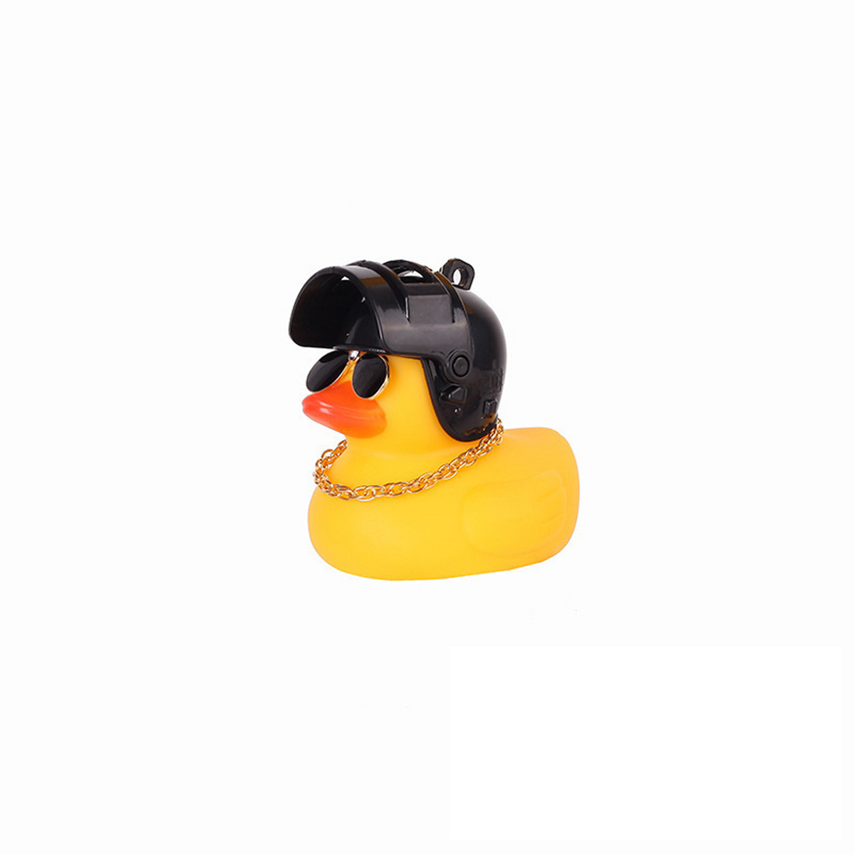 Mini Duck Scooter Handlebar Decor with Spinning Propeller Light for E-Scooters & Bikes