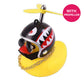 Décoration de guidon pour mini scooter canard avec hélice lumineuse rotative, compatible avec les e-scooters et les vélos
