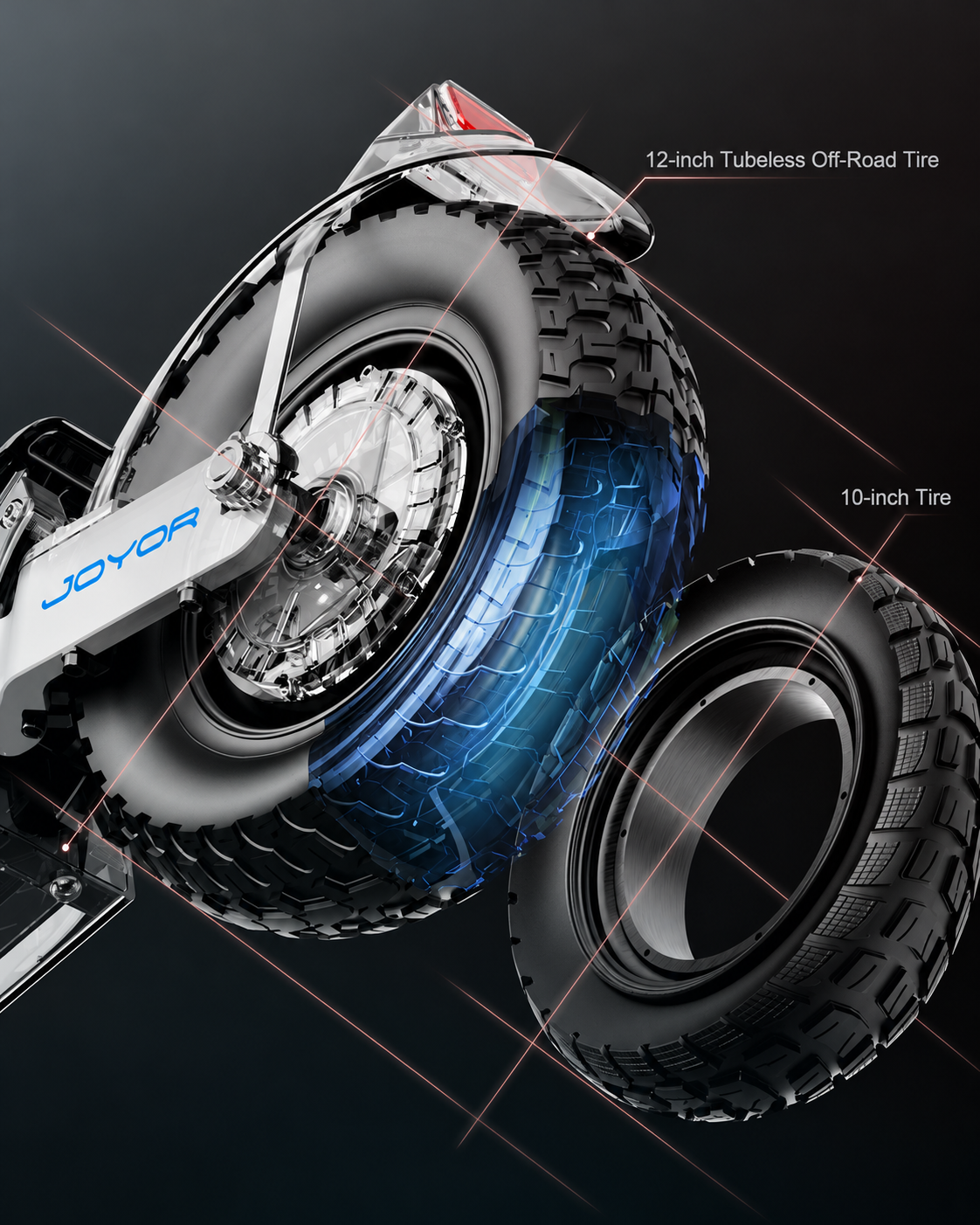 12" Tubeless Off-Road Tires