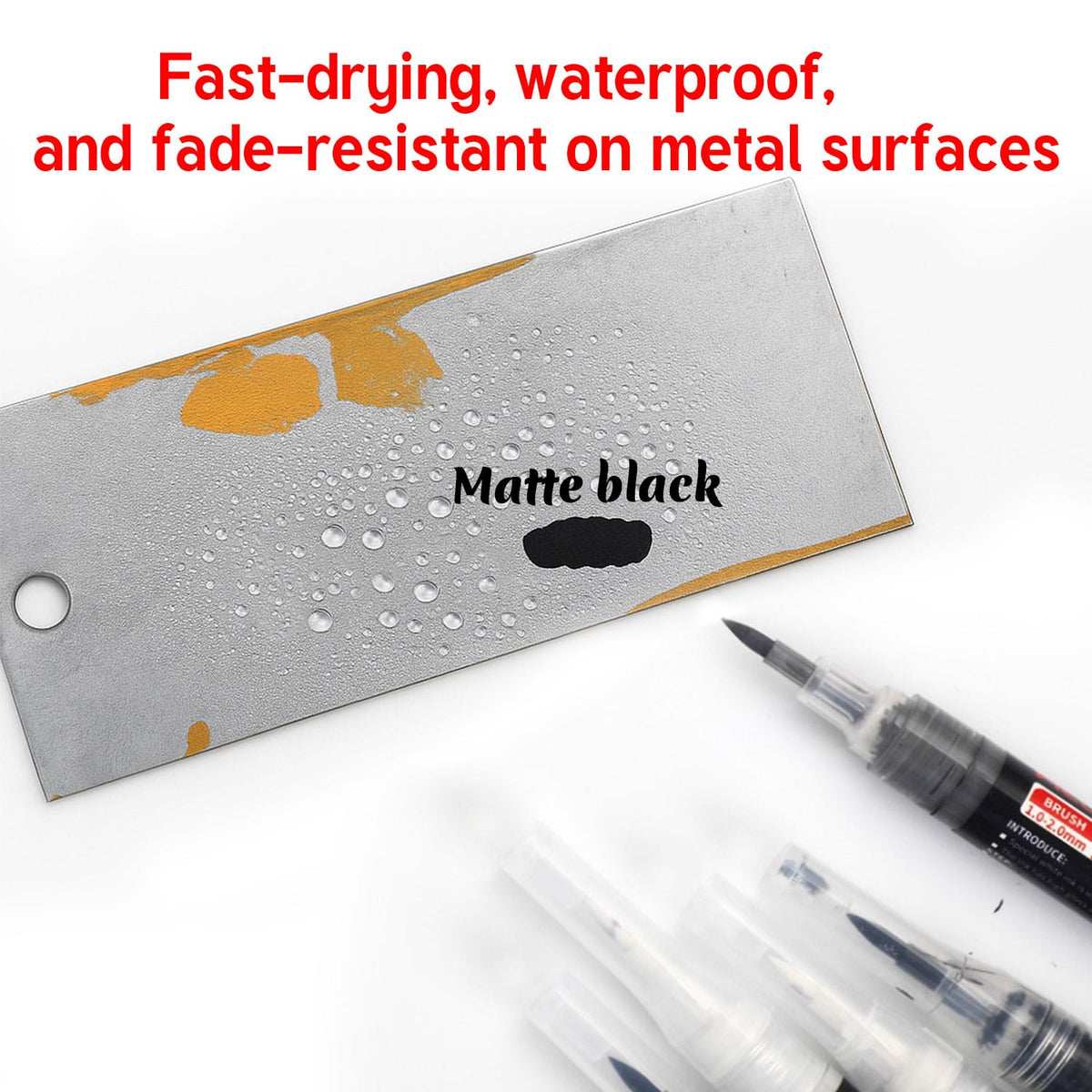 Pintura de retoque para patineta eléctrica color negro mate: resistente al calor e impermeable