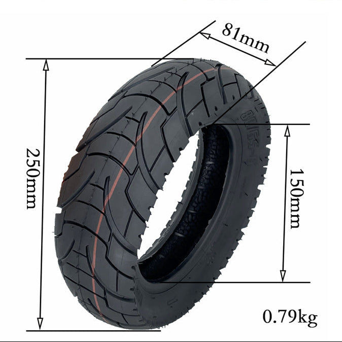 E-scooter 10-inch Off-road Vacuum Tire