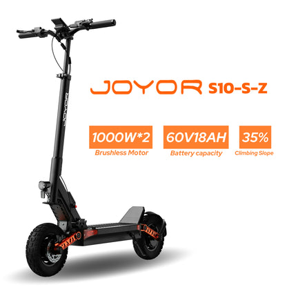 Monopattino elettrico fuoristrada JOYOR S10-S-Z