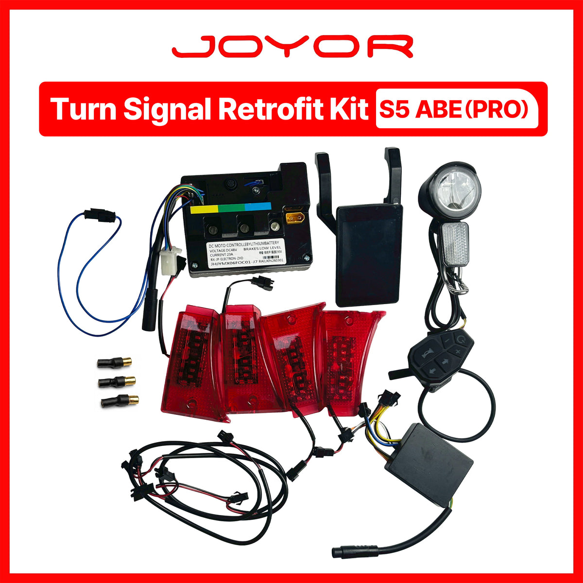JOYOR S5 / S5 ABE / S5 ABE PRO Blinker-Nachrüstset mit S5-Z-Komponenten