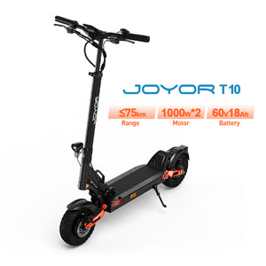 JOYOR T10 1000W motores duales, ascenso de 35° + 75 km de resistencia
