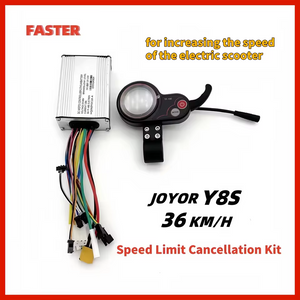 Kit di cancellazione del limite di velocità ABE JOYOR Y8S per aumentare la velocità dello scooter elettrico (controller e display)