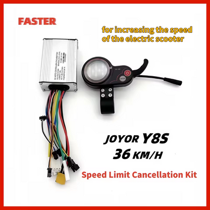 JOYOR Y8S ABE Geschwindigkeitsbegrenzung Aufhebungsset zur Geschwindigkeitserhöhung des Elektrorollers (Controller und Anzeige)