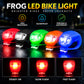 Universelles LED-Rücklicht in Frosch-Optik für Elektro-Scooter und Fahrräder