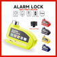 Bloqueo de disco para patineta eléctrica y bicicleta eléctrica, candado de protección contra robos, alarma antirrobo + cuerda de recordatorio + bolsa de bloqueo, accesorio para motocicleta