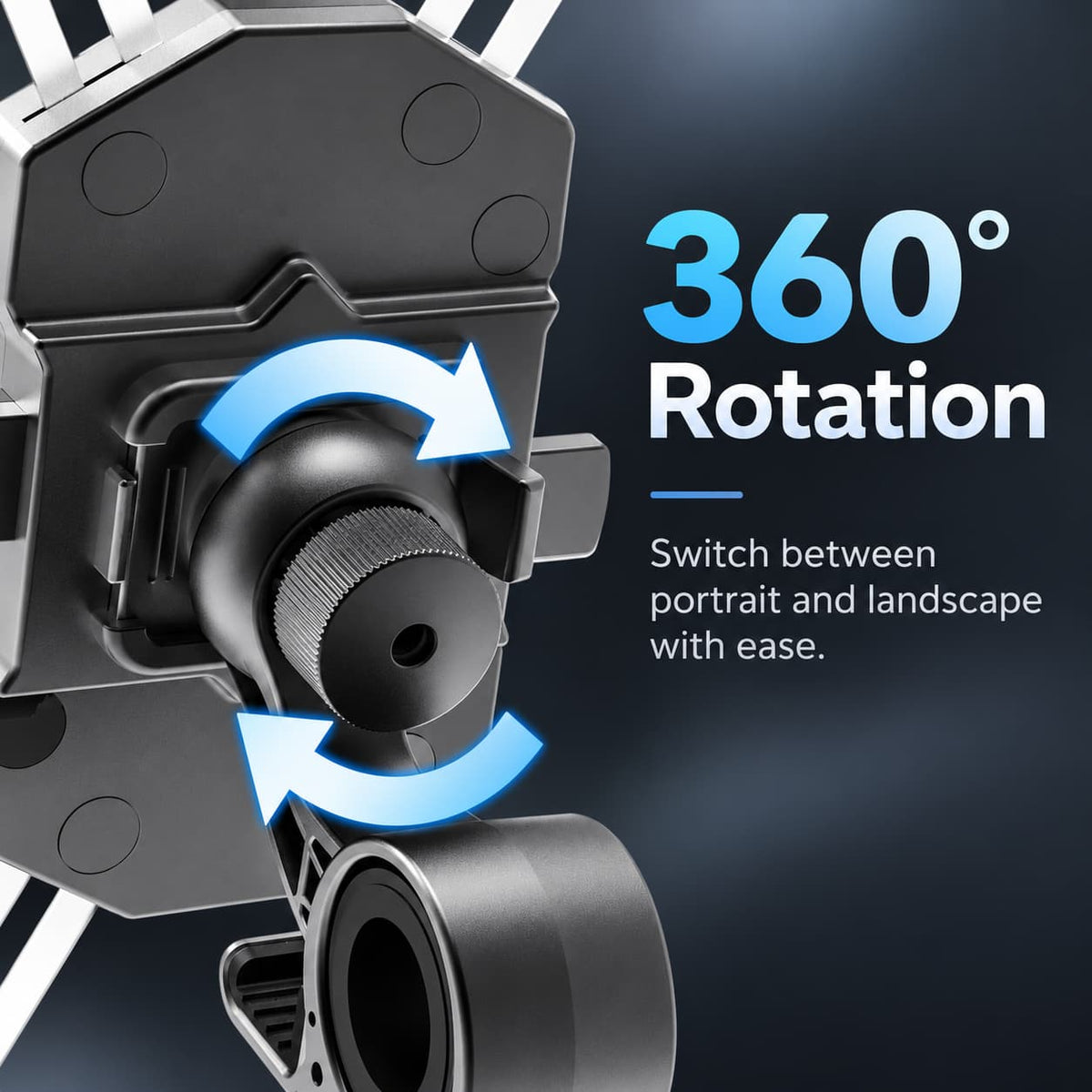 Universal Stainless Steel Scooter Phone Mount